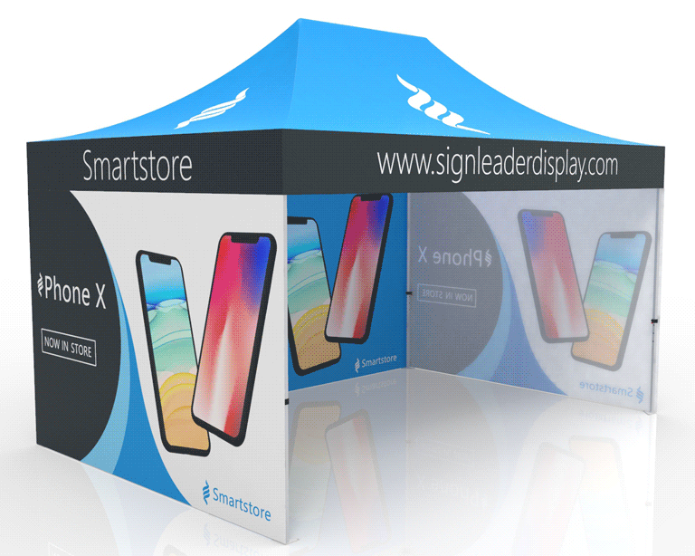 10x15 Event Canopy Tent with 3 Backwalls