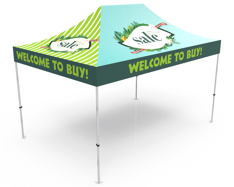 Custom 10x15 Pop Up Canopy Tent(Full Color)