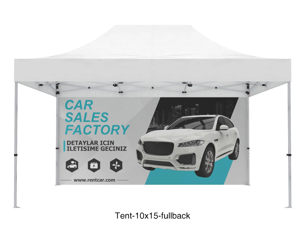 Event Tent Backwall 
