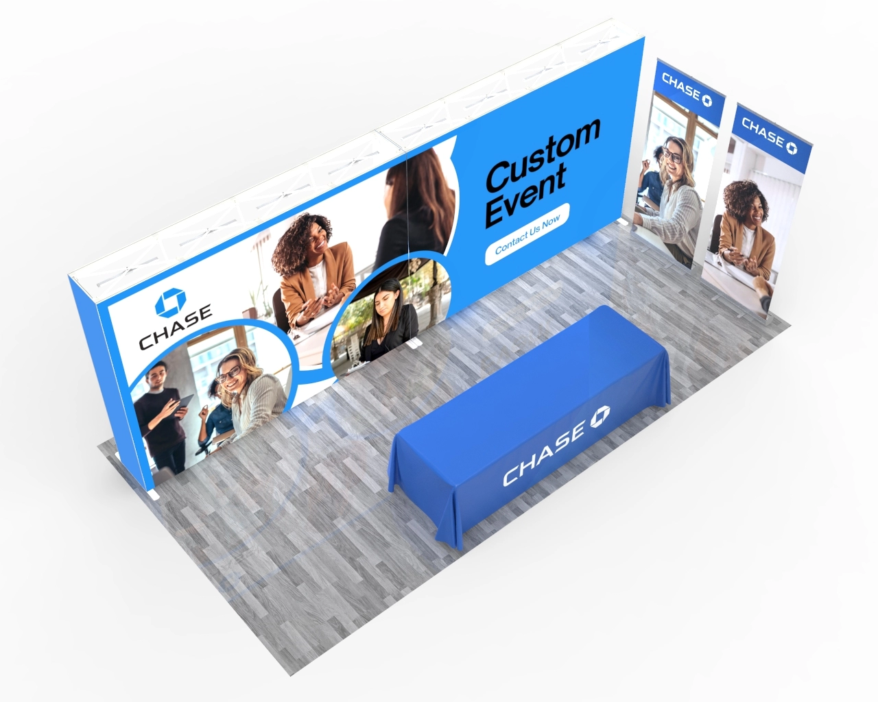 20ft SEGQuick™ Booth 15 - Pop Up Backlit
