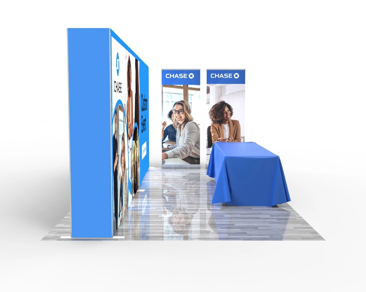 20ft SEGQuick™ Booth 15 - Pop Up Backlit