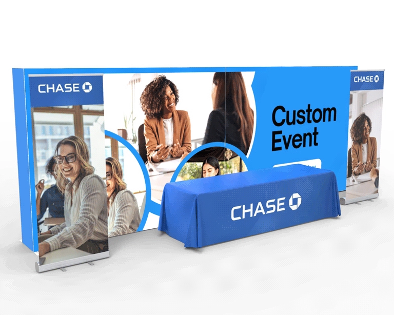 20ft SEGQuick™ Booth 15 - Pop Up Backlit