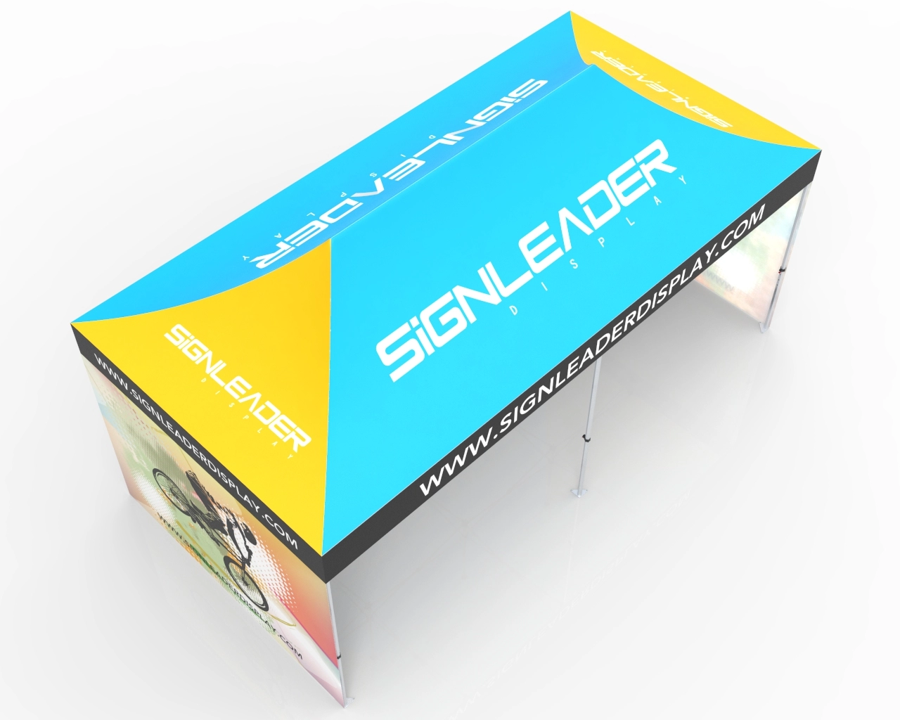 10x20 Event Canopy Tent with 3 Backwalls