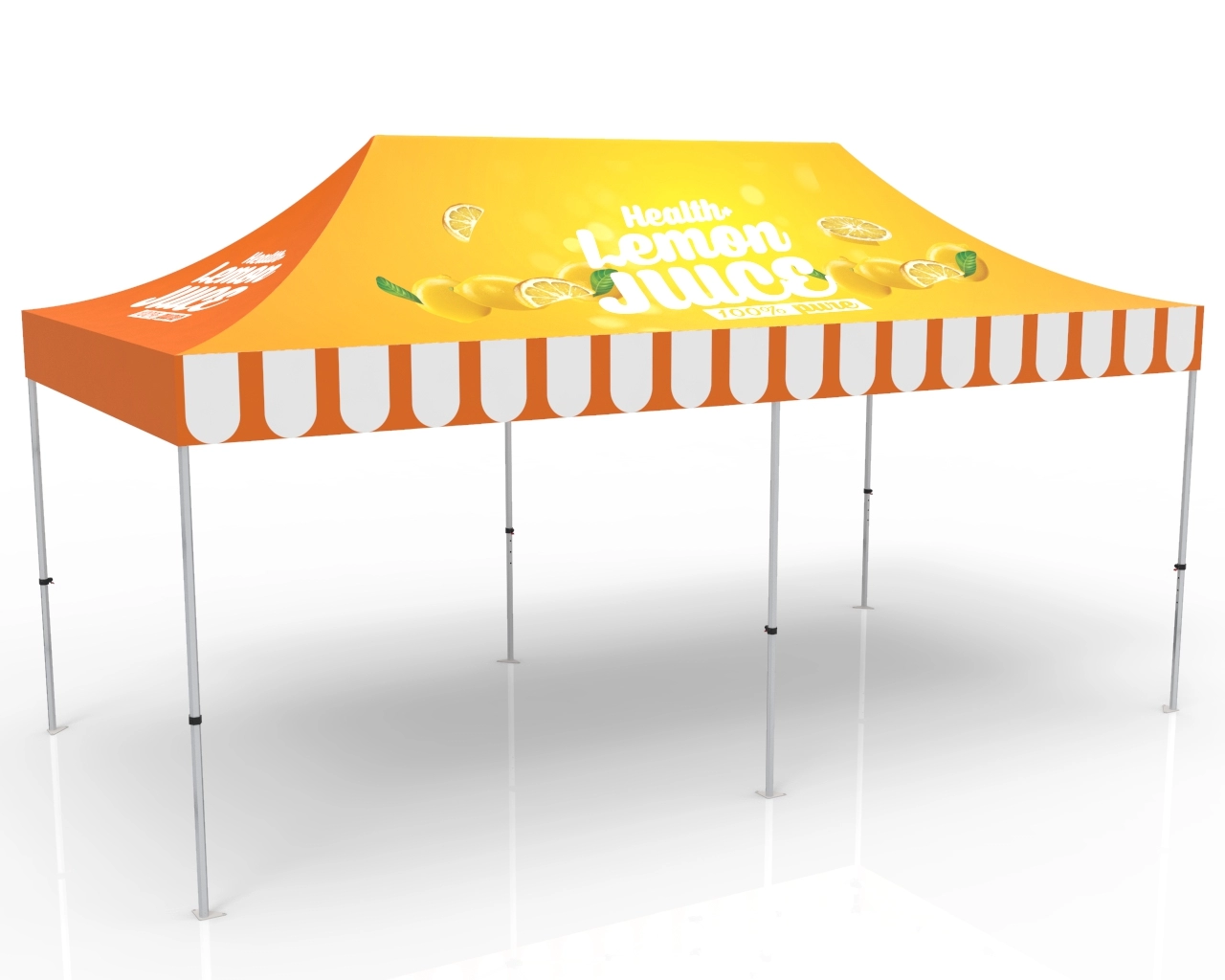 Custom 10x20 Pop Up Canopy Tent(Full Color)