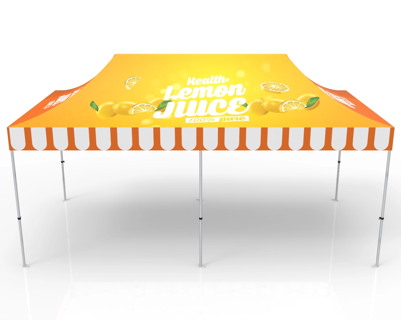 Custom 10x20 Pop Up Canopy Tent(Full Color)
