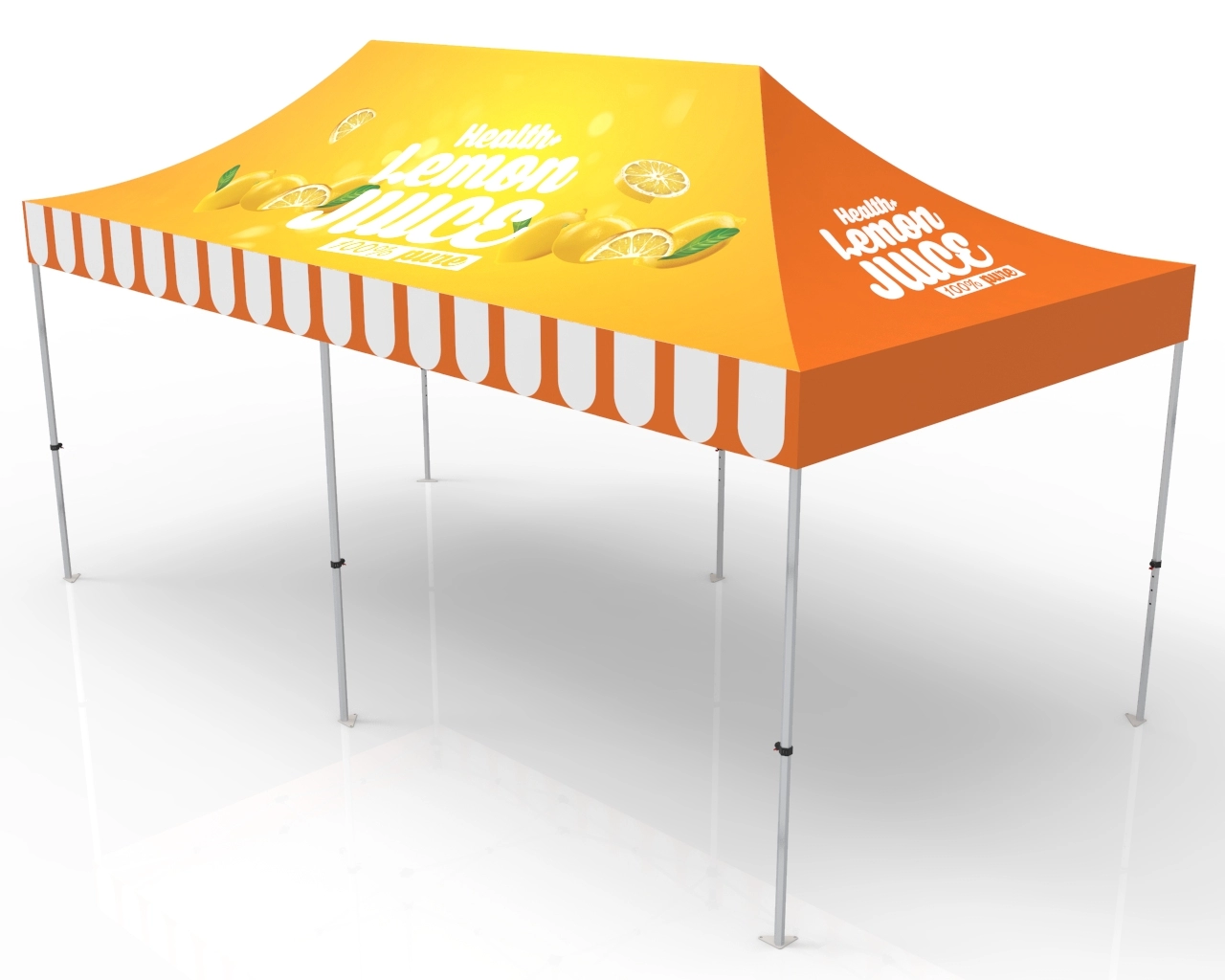 Custom 10x20 Pop Up Canopy Tent(Full Color)