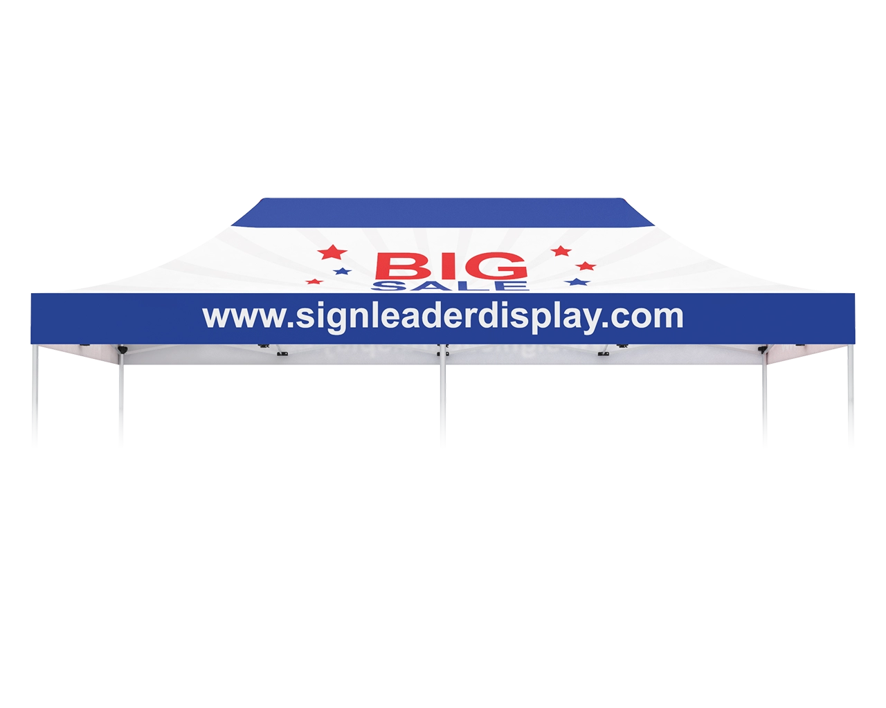 10x20 Custom Printed Canopy Top