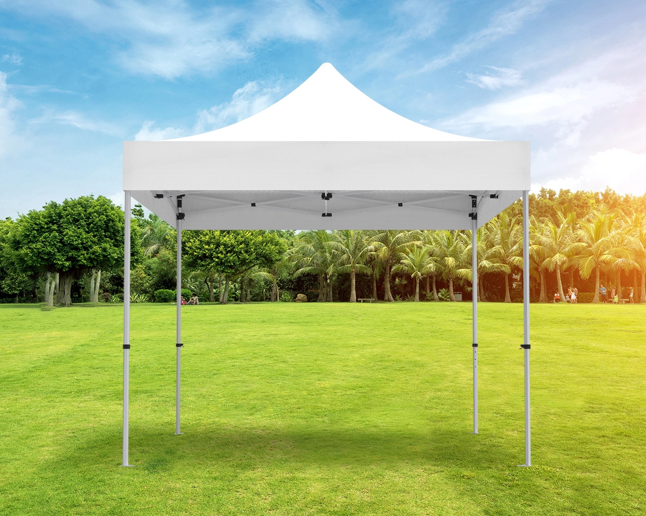 Custom Pop Up Canopy Tent 10x10 with 4 x Double-Sided Full Walls