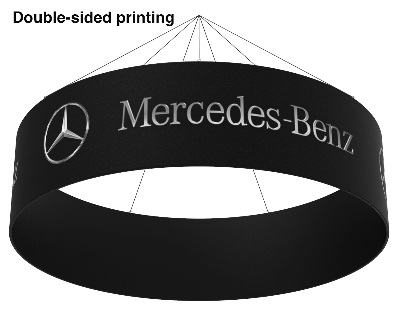 15ft Circular Hanging Sign for Trade Shows 
