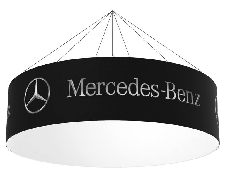 15ft Circular Hanging Sign for Trade Shows 