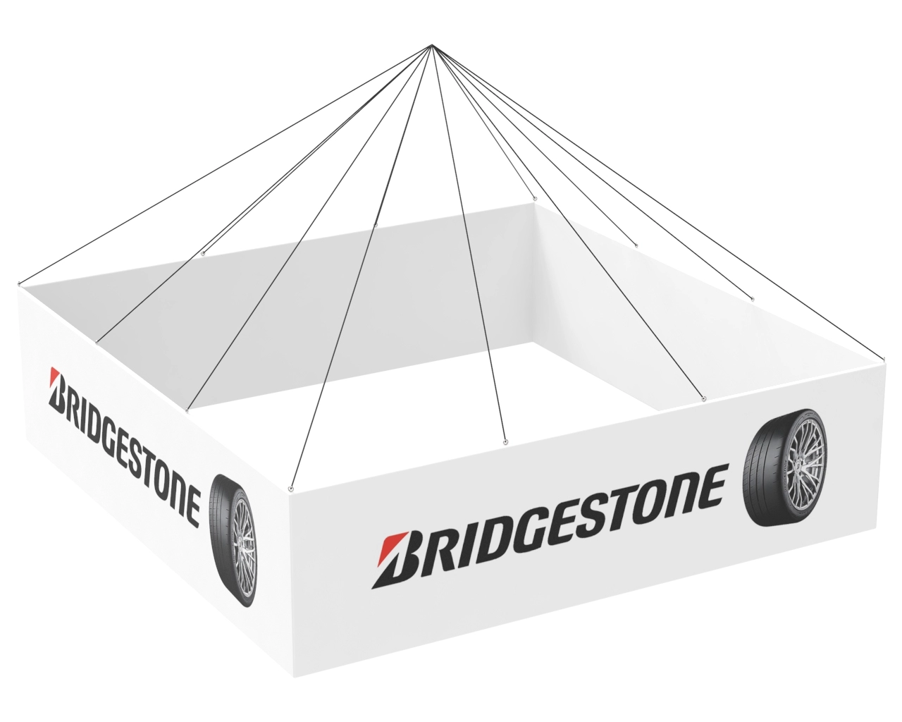 15ft Rectangular Trade Show SKY Sign 