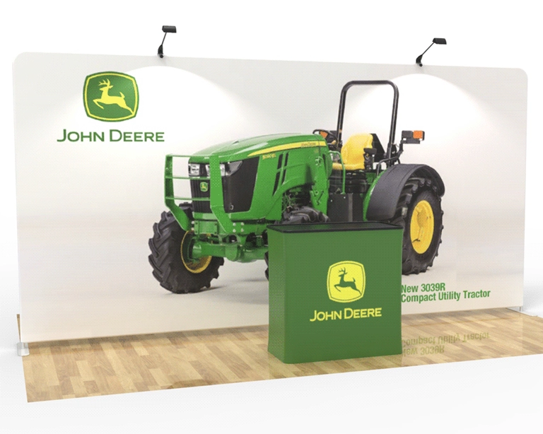 15ft Straight PortaZip™ Backdrop