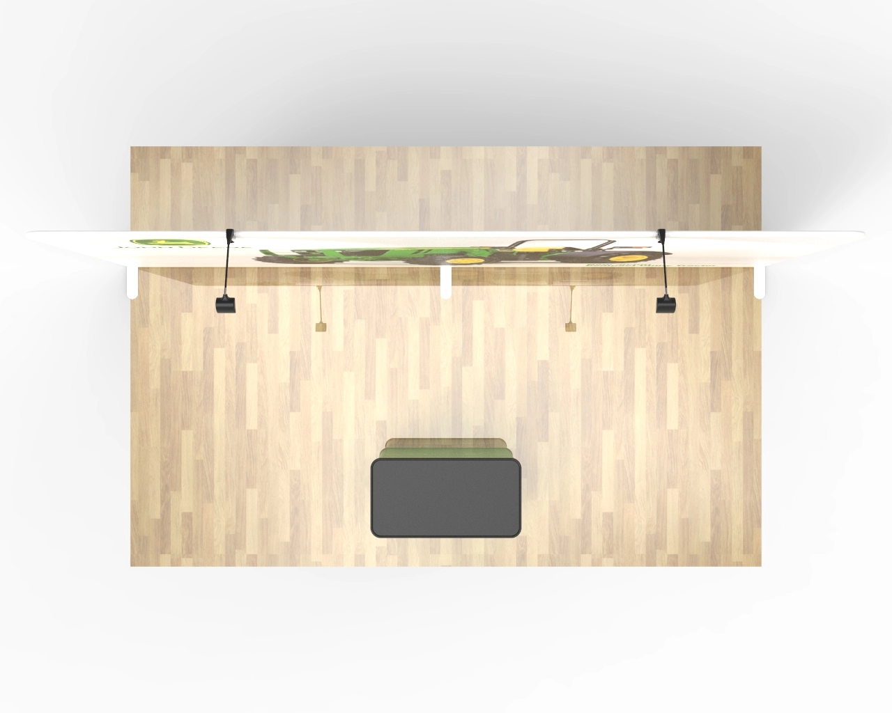 15ft Straight PortaZip™ Backdrop