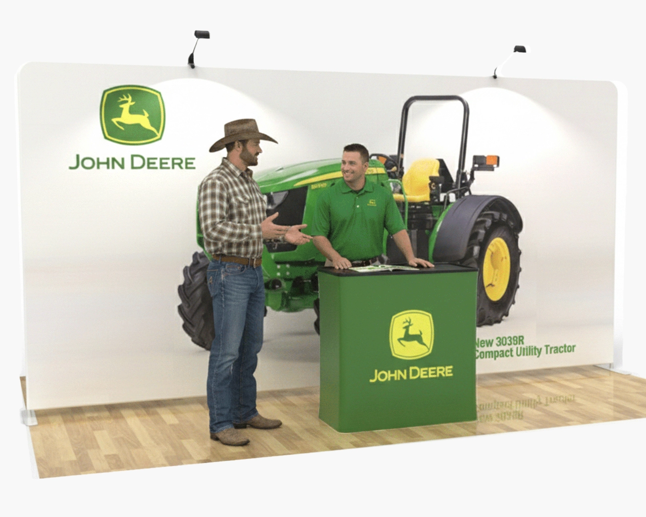 15ft Straight PortaZip™ Backdrop