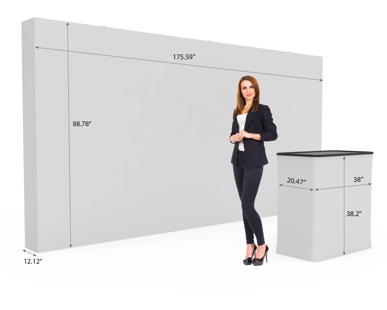 15ft Pop Up Trade Show Display 