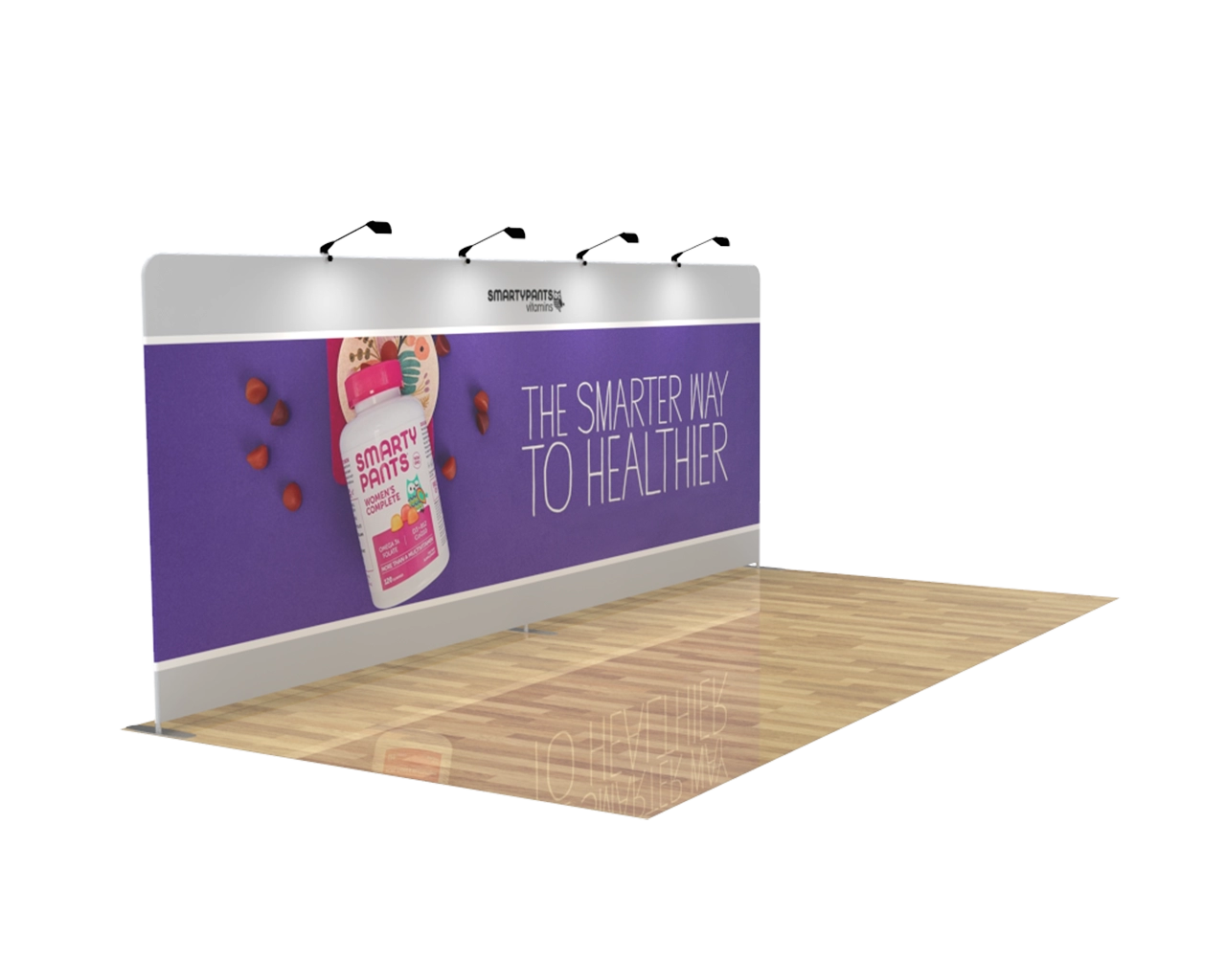 20ft Straight Tension Fabric Display 