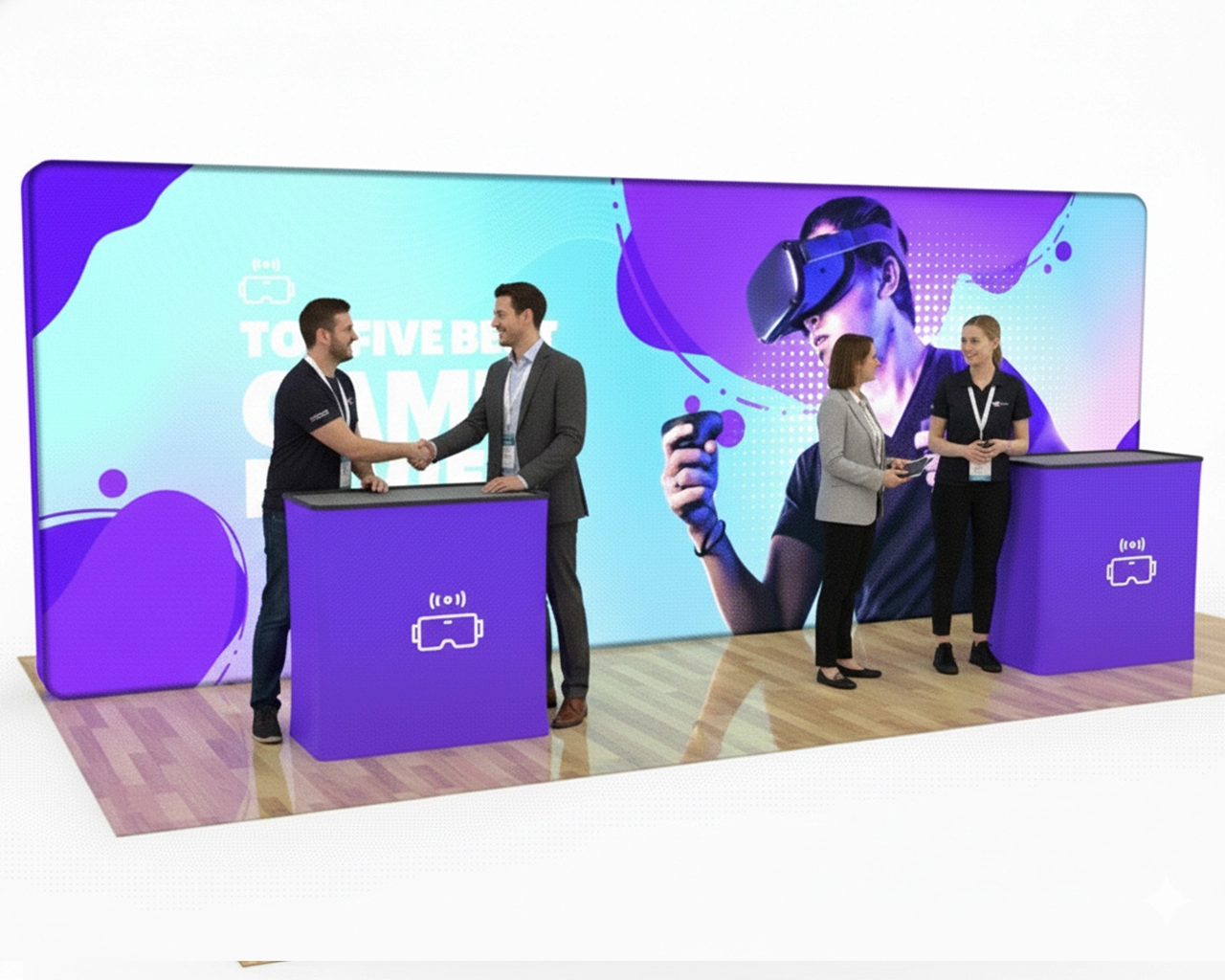 20ft Backlit PortaZip™ Backdrop - Backlit