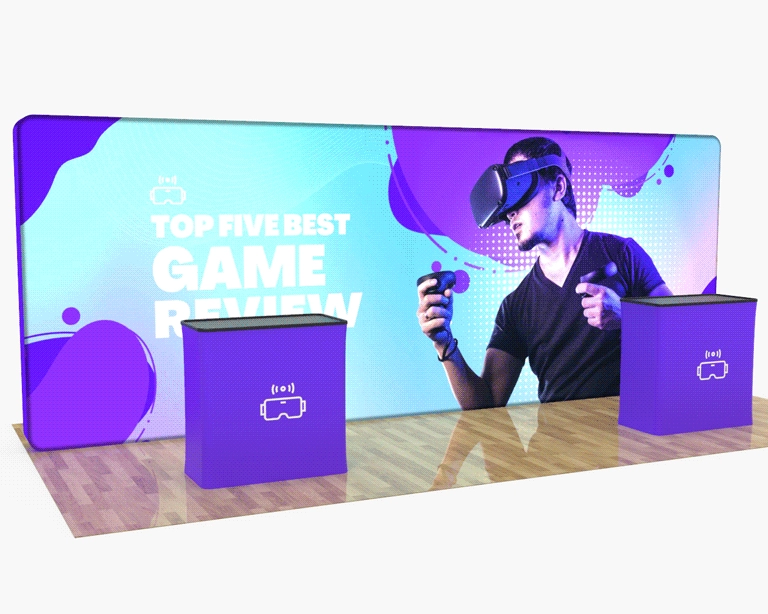 20ft Backlit PortaZip™ Backdrop - Backlit