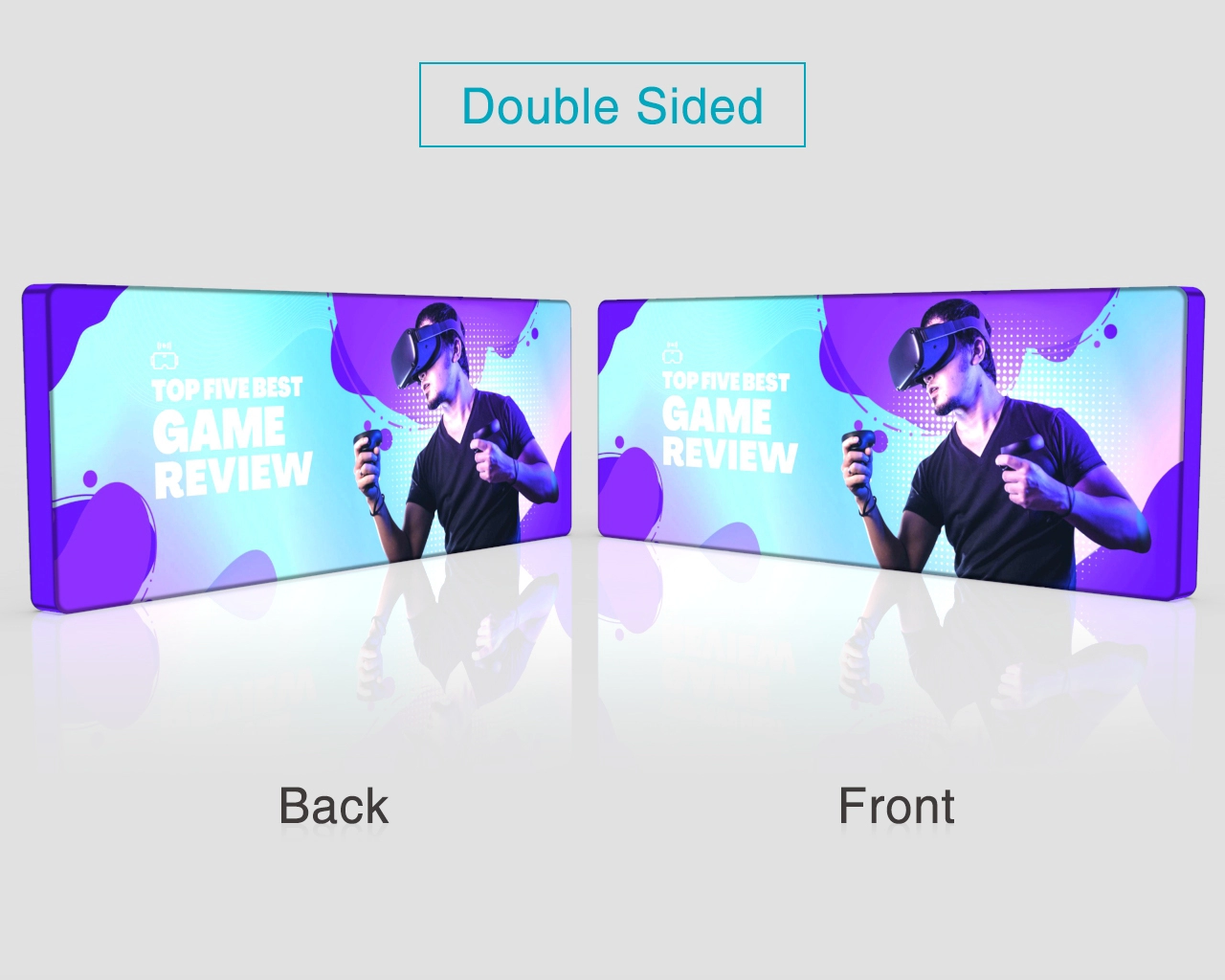 20ft Backlit PortaZip™ Backdrop - Backlit