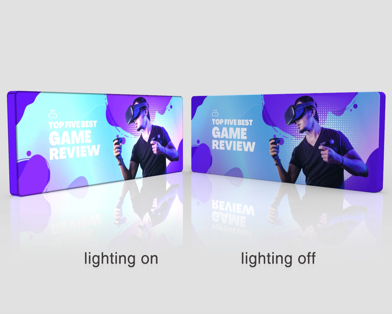 20ft Backlit PortaZip™ Backdrop - Backlit
