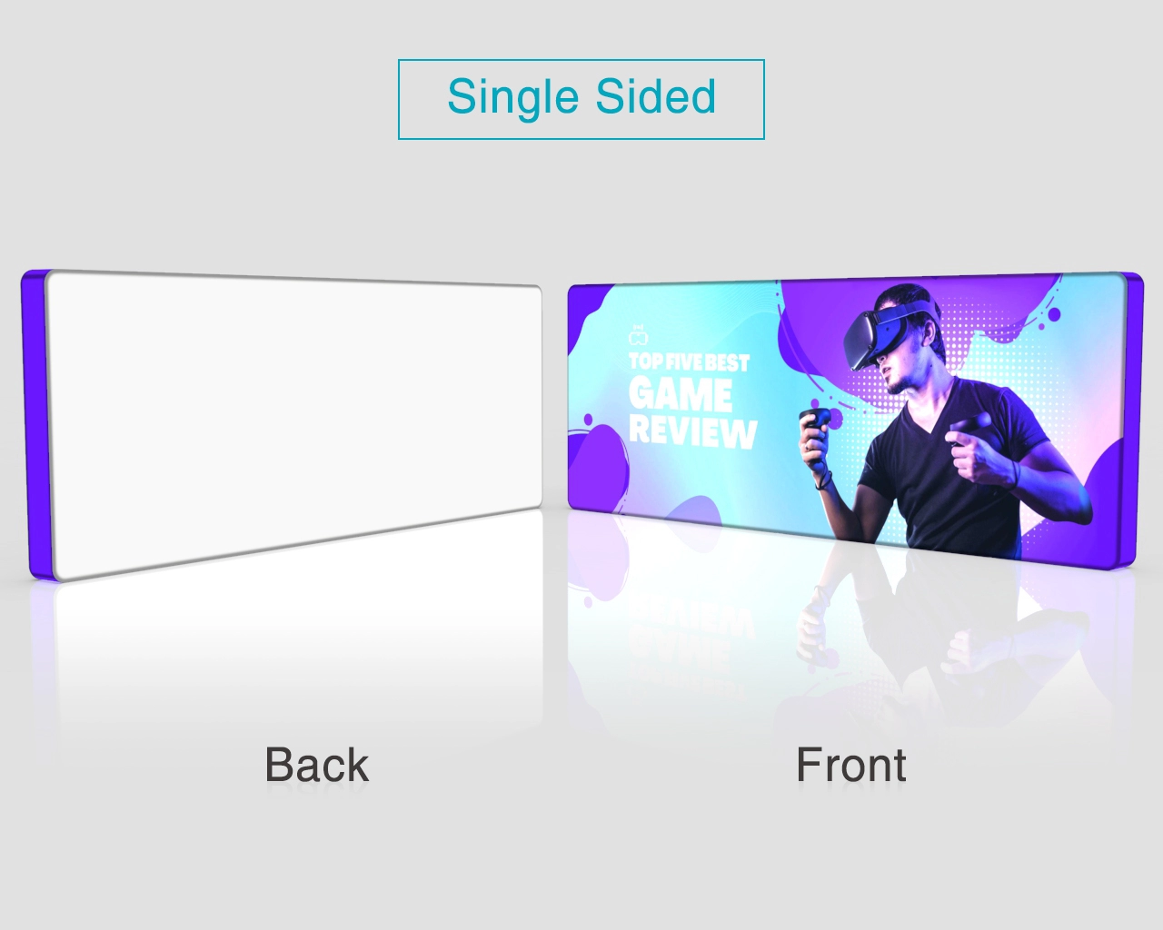 20ft Backlit PortaZip™ Backdrop - Backlit