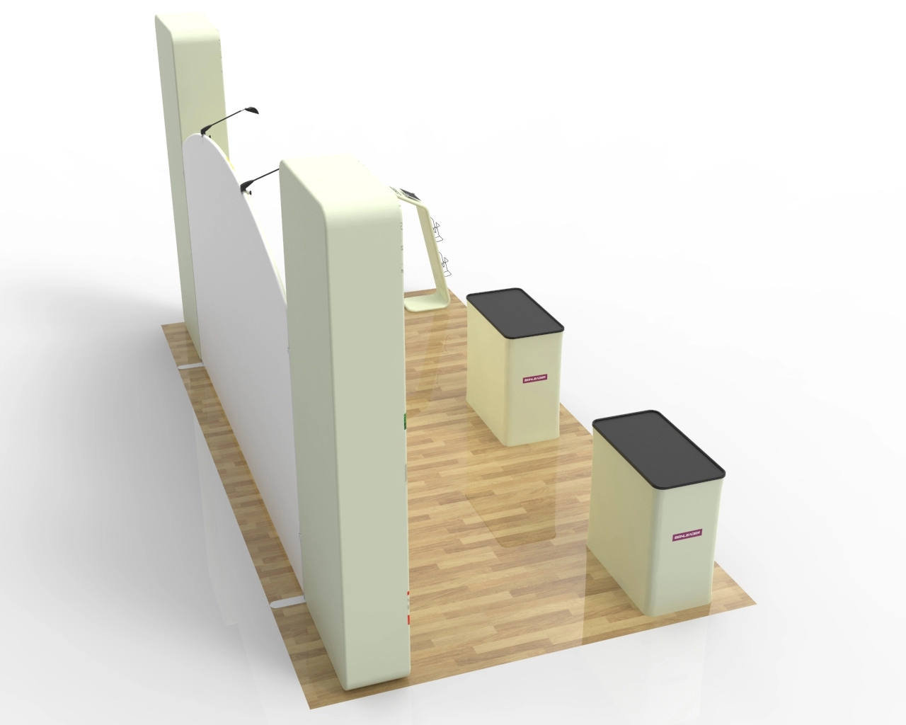 10x20ft Commercial Trade Show Booth R for Agricultural Products, Organic Farming & Plant Nutrition