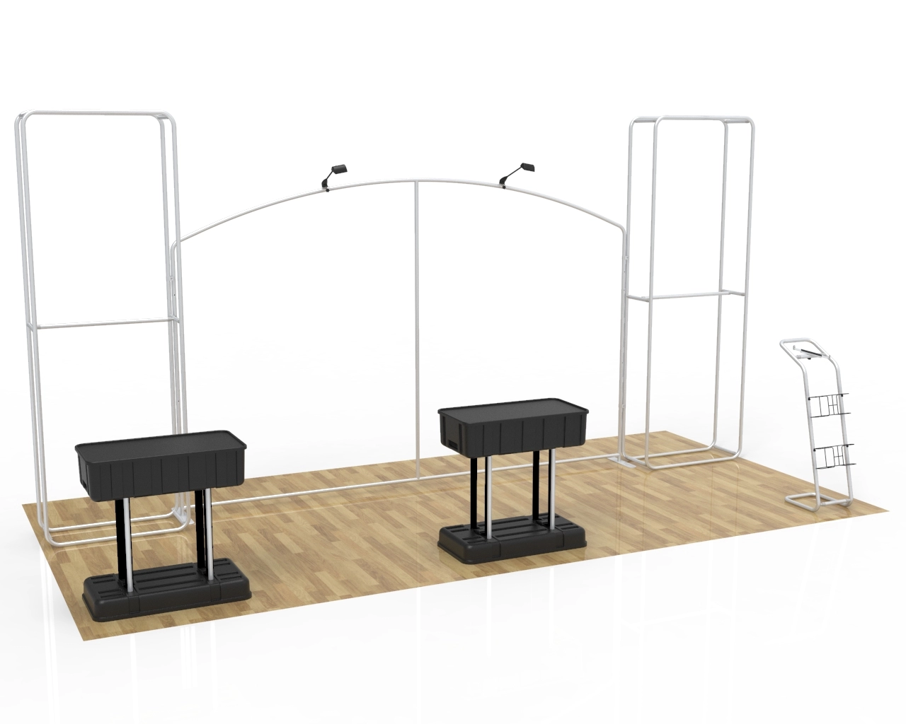 10x20ft Commercial Trade Show Booth R for Agricultural Products, Organic Farming & Plant Nutrition