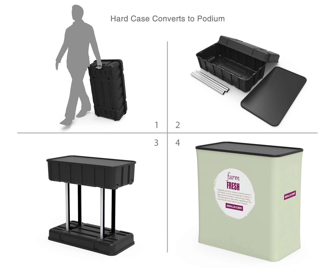 10x20ft Commercial Trade Show Booth R for Agricultural Products, Organic Farming & Plant Nutrition