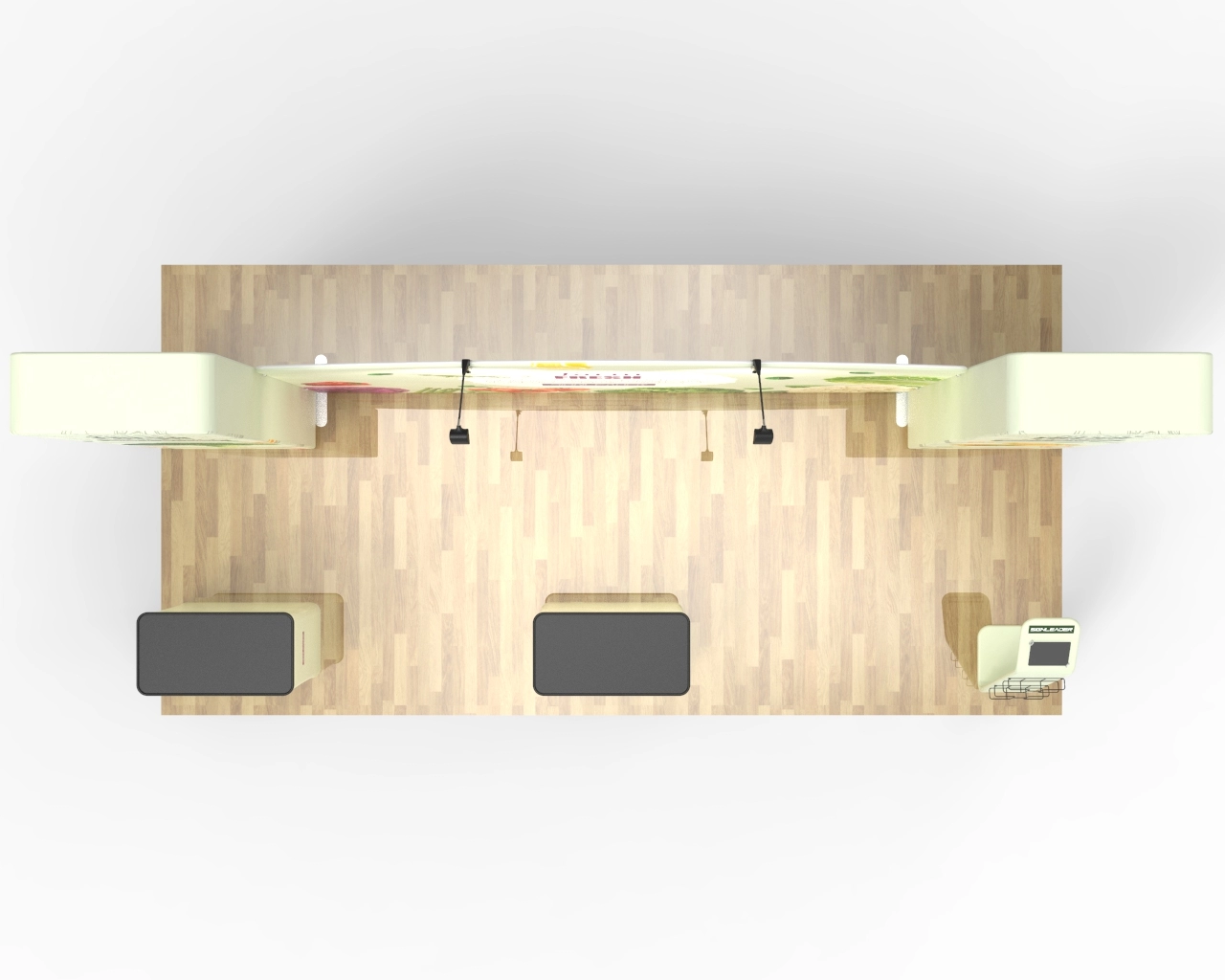 10x20ft Commercial Trade Show Booth R for Agricultural Products, Organic Farming & Plant Nutrition