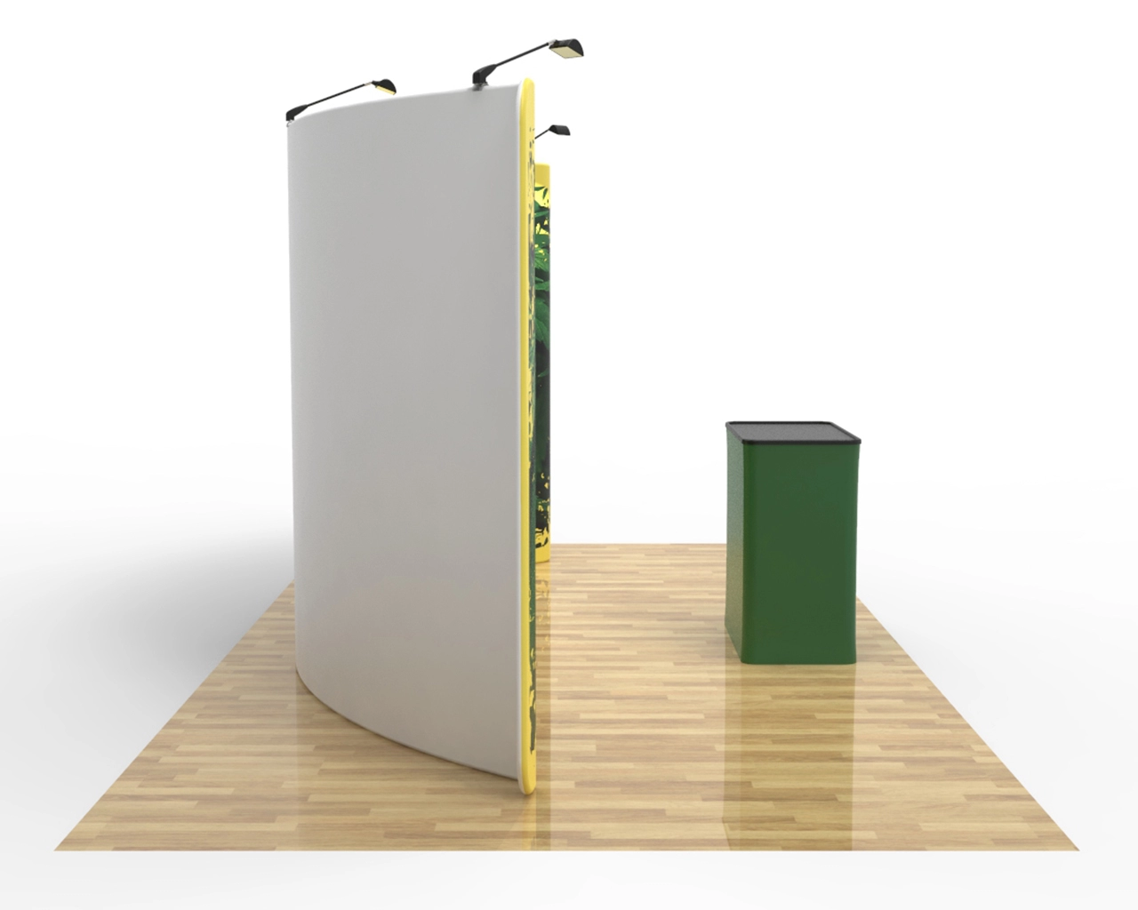 20ft Curved PortaZip™ Backdrop