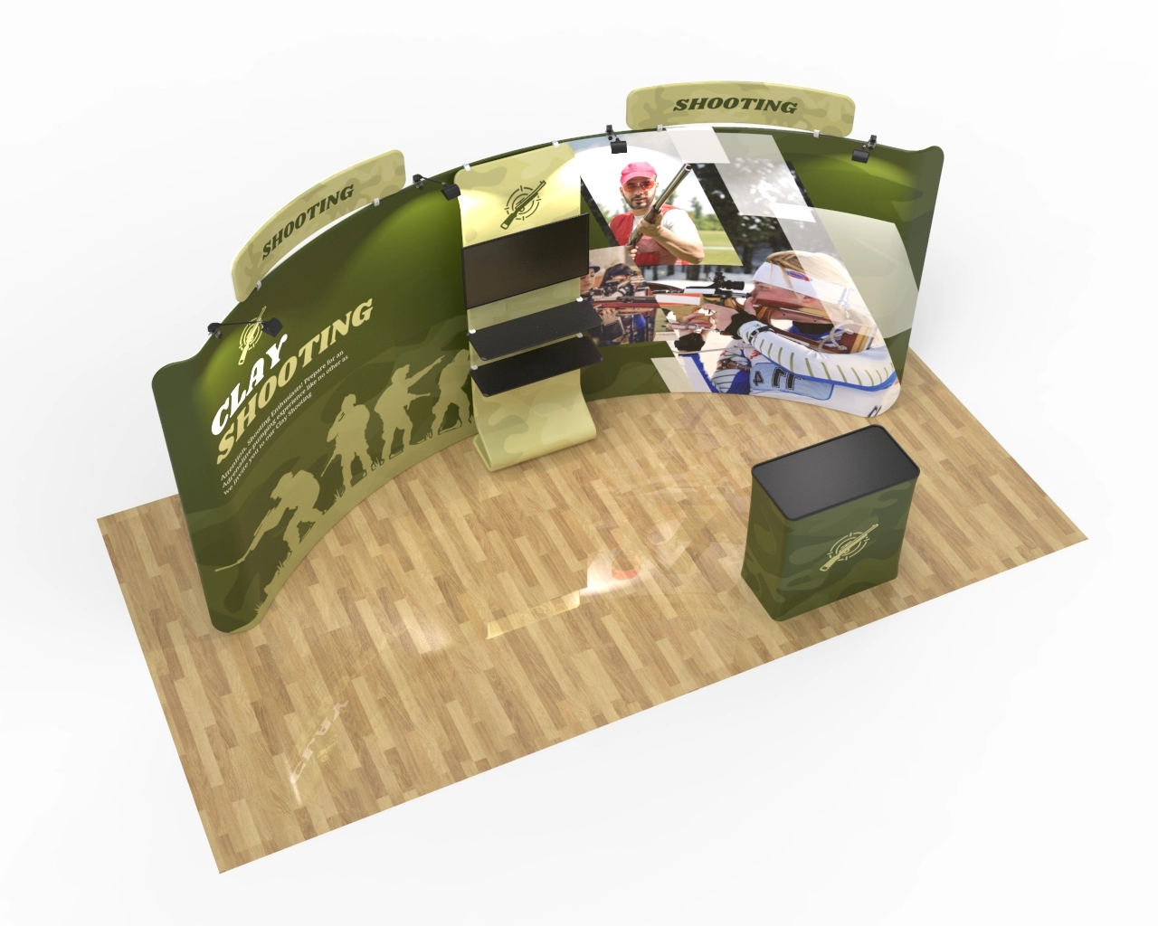 20ft Curved FlexBooth™ Max Kit