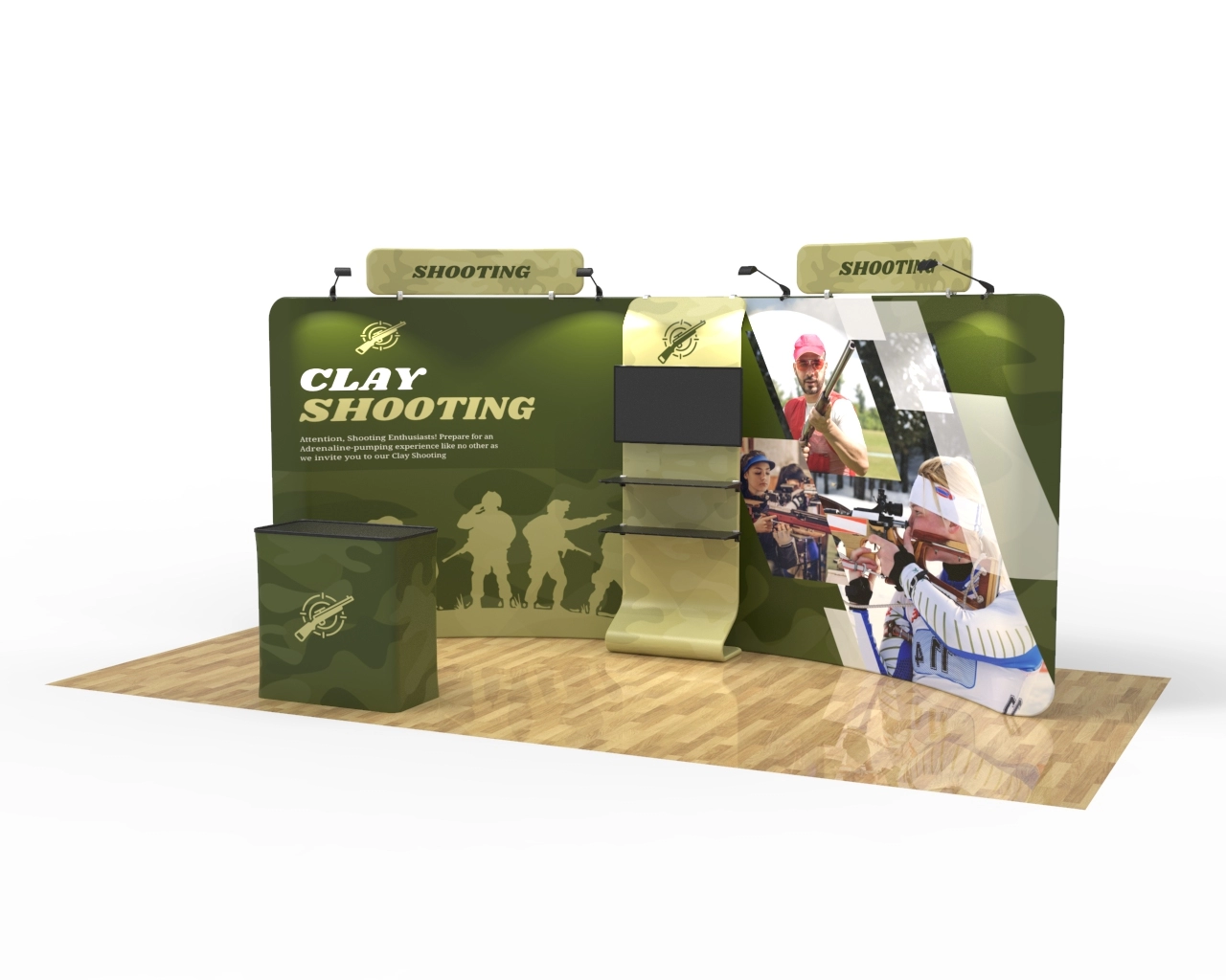 20ft Curved FlexBooth™ Max Kit