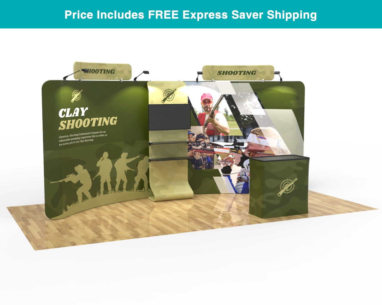 20ft Curved FlexBooth™ Max Kit