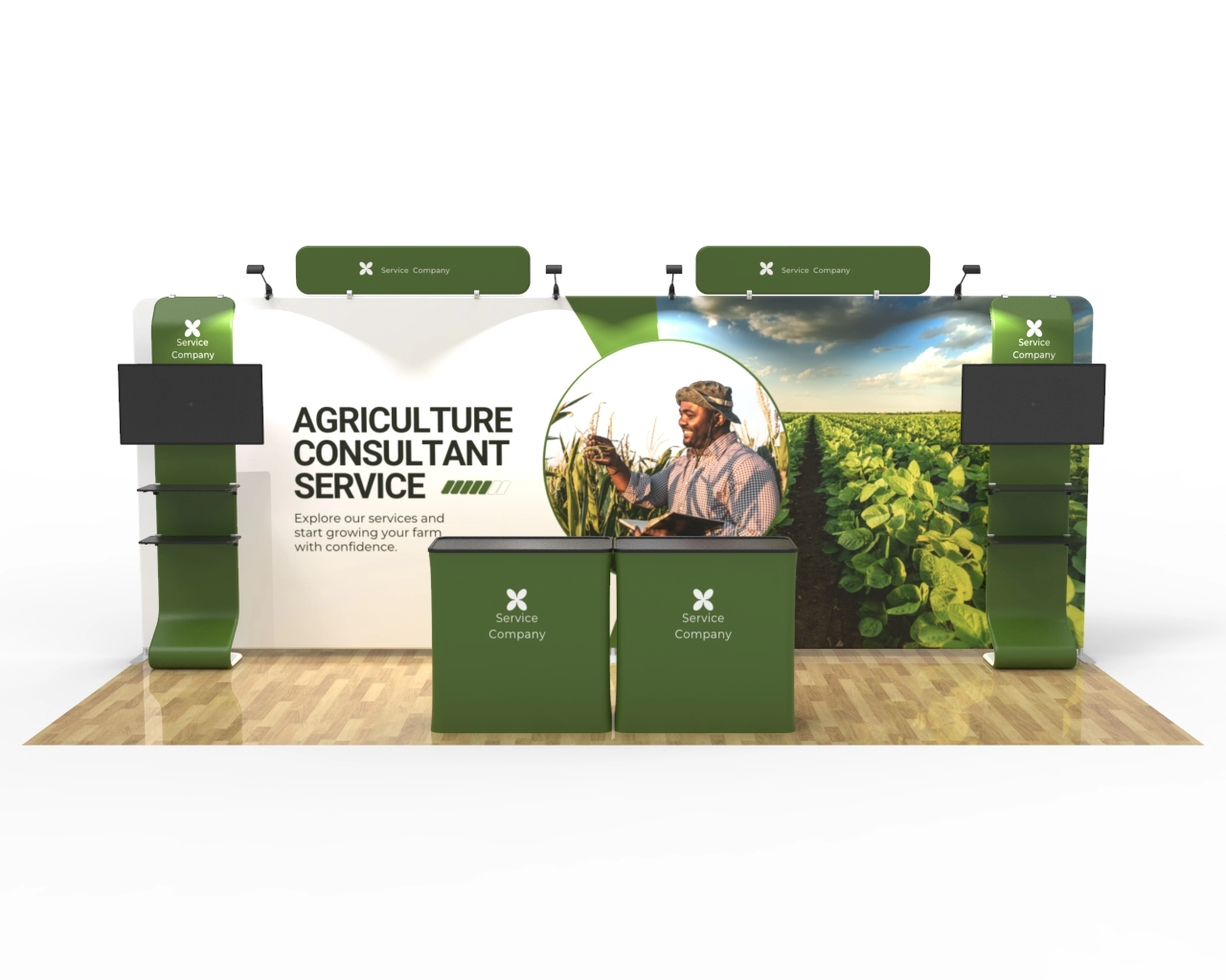 20' Straignt FlexBooth™ Max Package