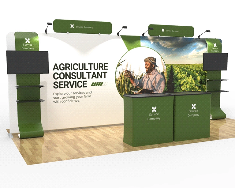20' Straignt FlexBooth™ Max Package