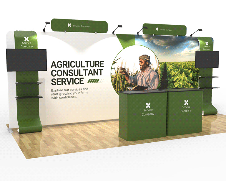 20' Straignt FlexBooth™ Max Package