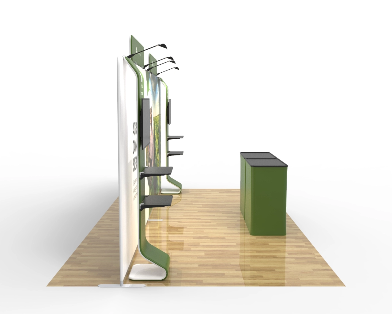 20' Straignt FlexBooth™ Max Package