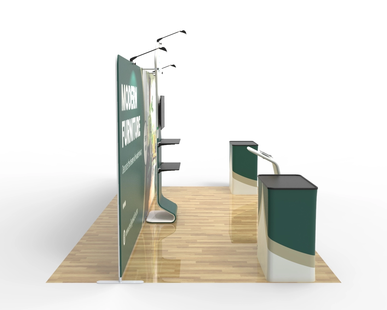 20ft Straight FlexBooth™ Pro Max Kit