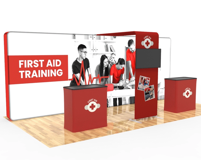 20ft PortaZip™ Booth 32 - Backlit