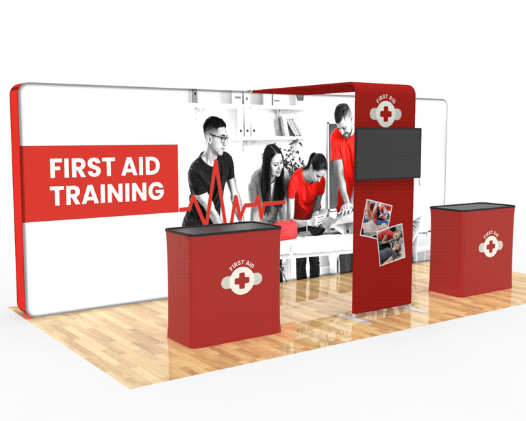 20ft PortaZip™ Booth 32 - Backlit