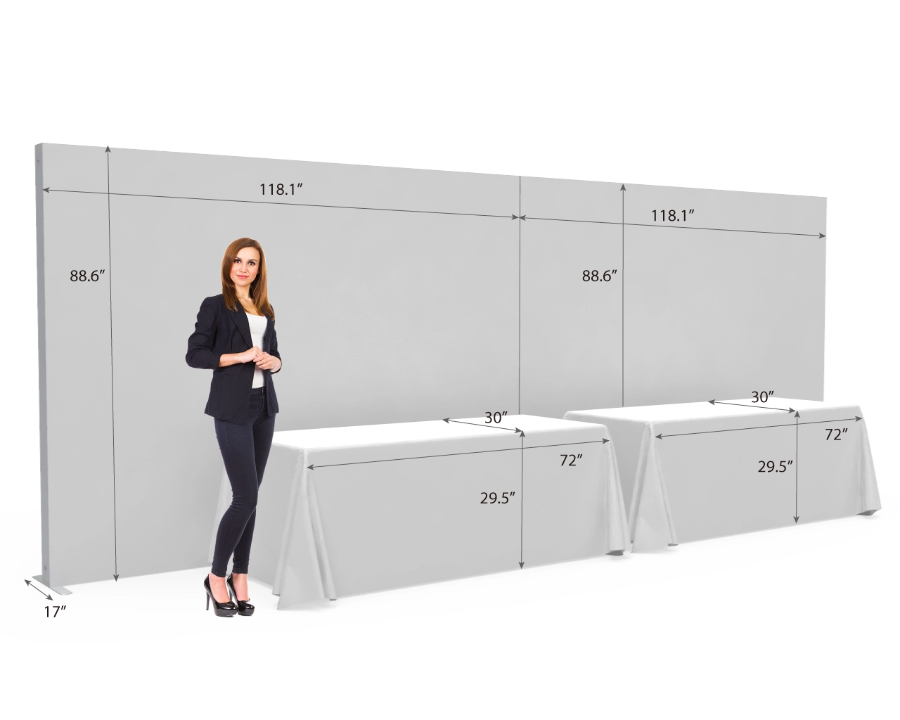 20ft SEGQuick™ Booth 11 - Backlit