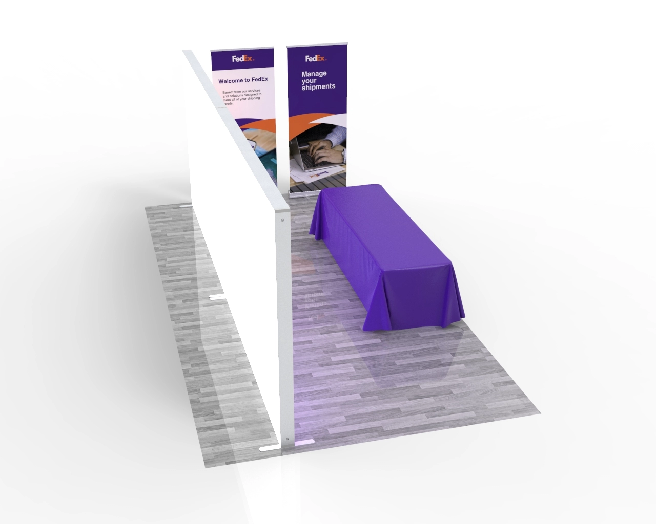 20ft SEGQuick™ Booth 12 - Backlit
