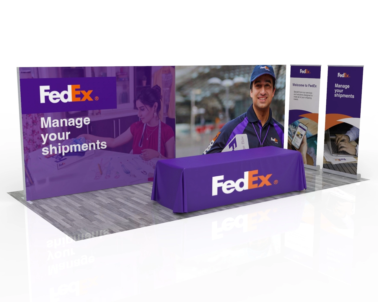 20ft SEGQuick™ Booth 12 - Backlit