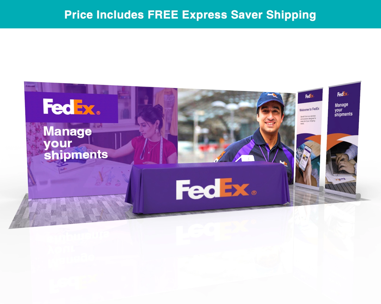 20ft SEGQuick™ Booth 12 - Backlit