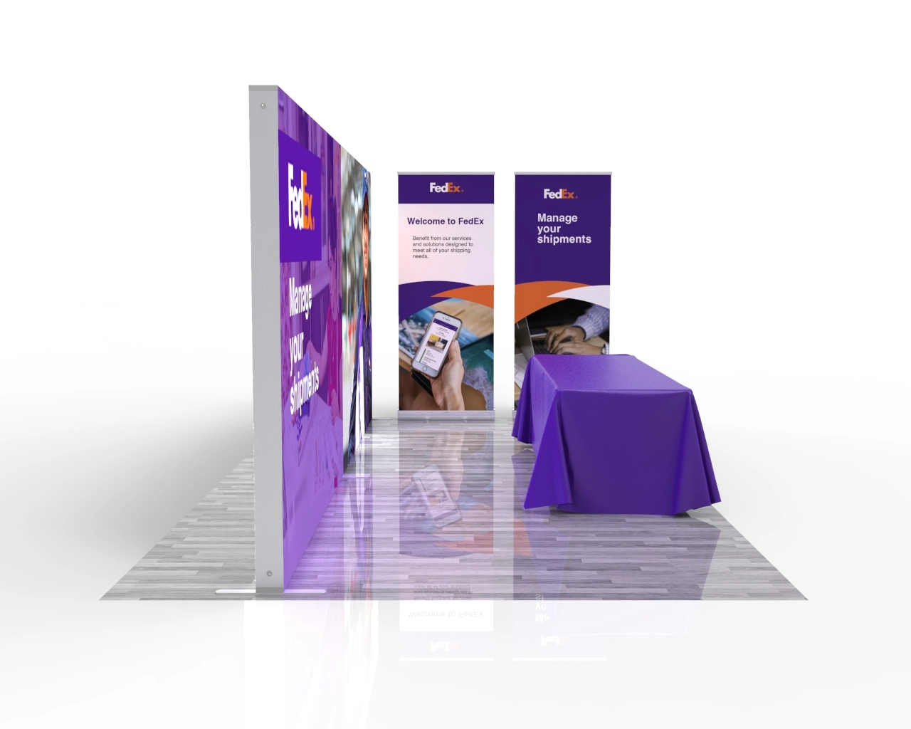 20ft SEGQuick™ Booth 12 - Backlit