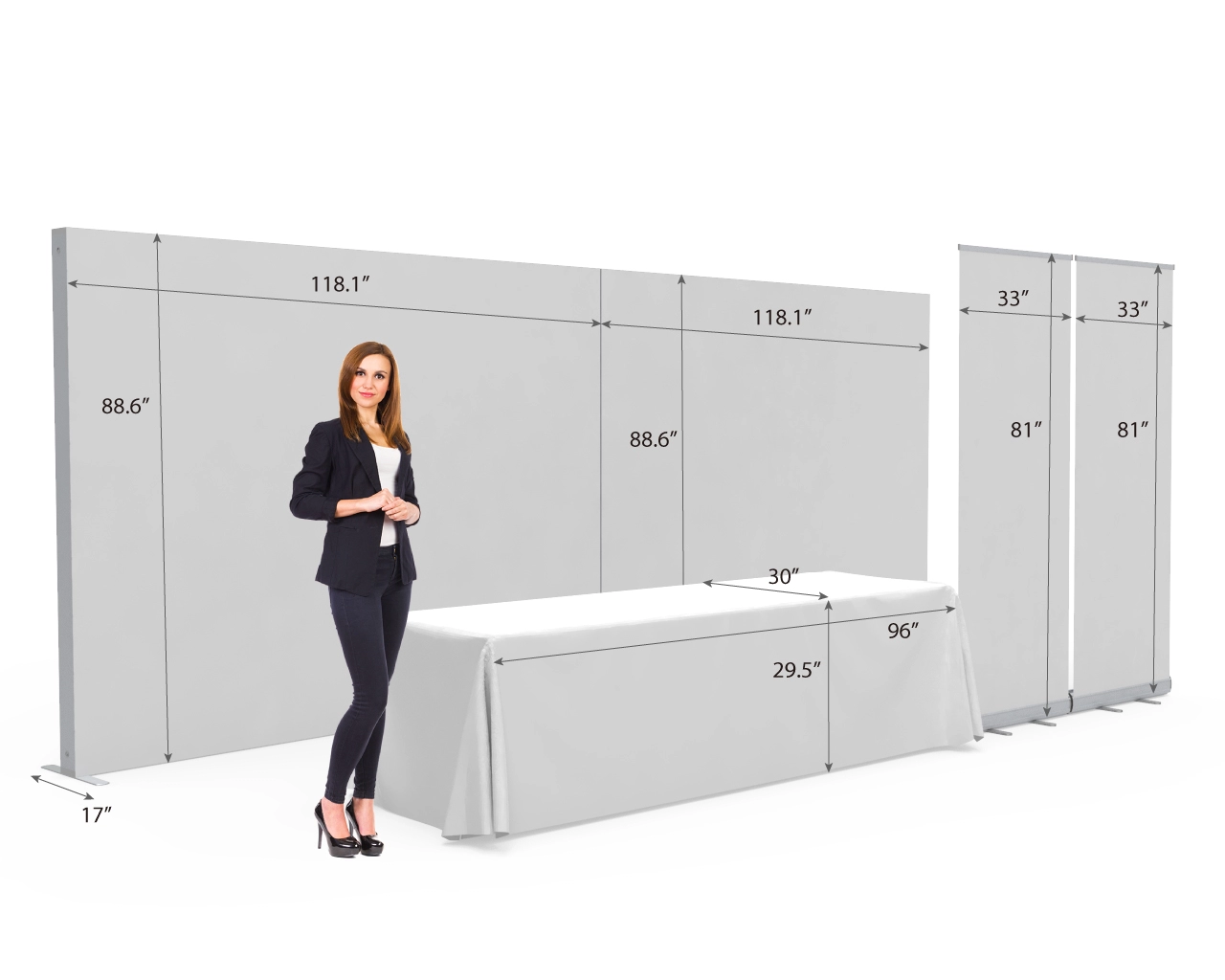 20ft SEGQuick™ Booth 12 - Backlit
