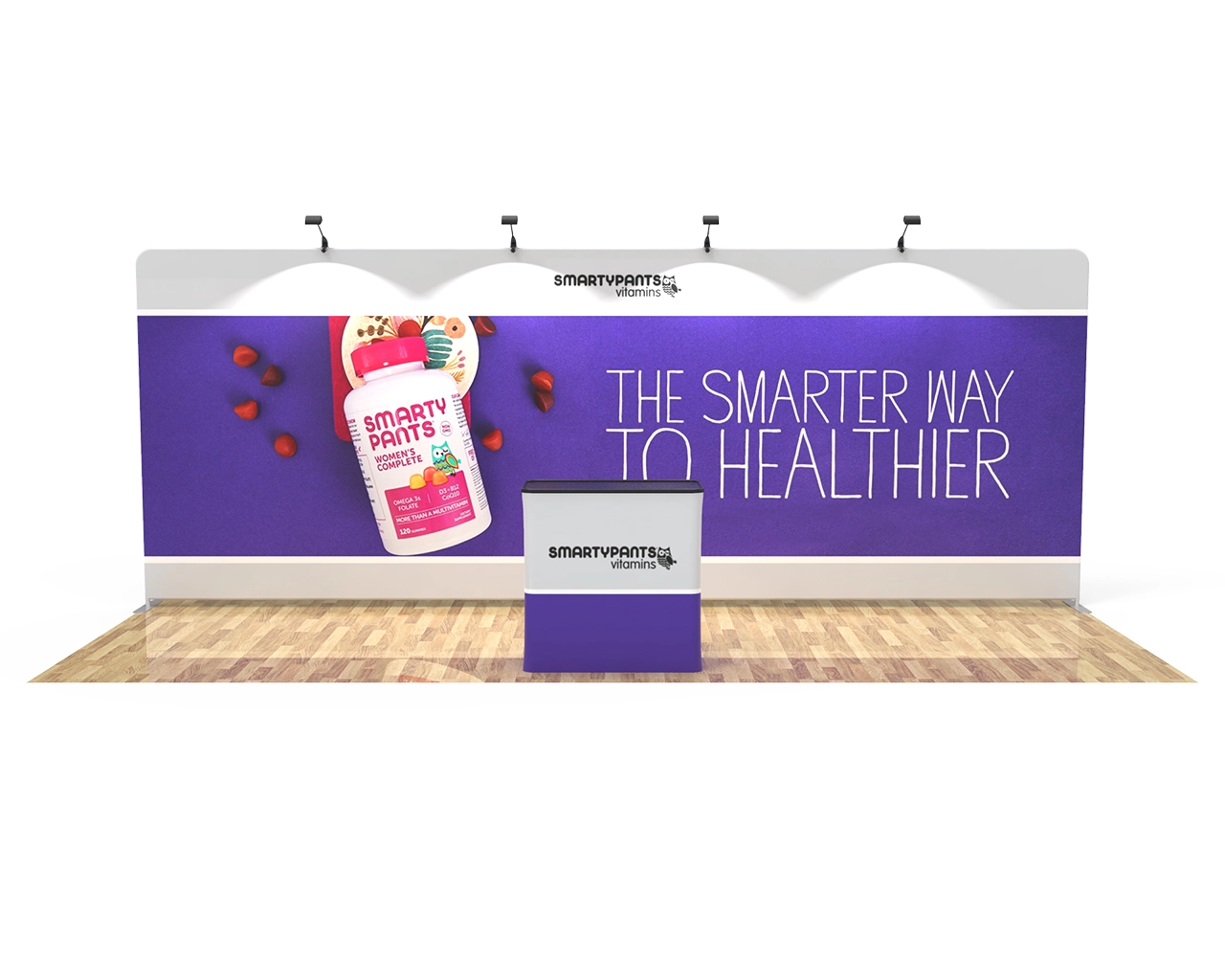 20ft Straight PortaZip™ Backdrop