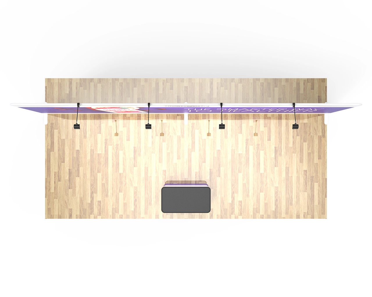20ft Straight PortaZip™ Backdrop
