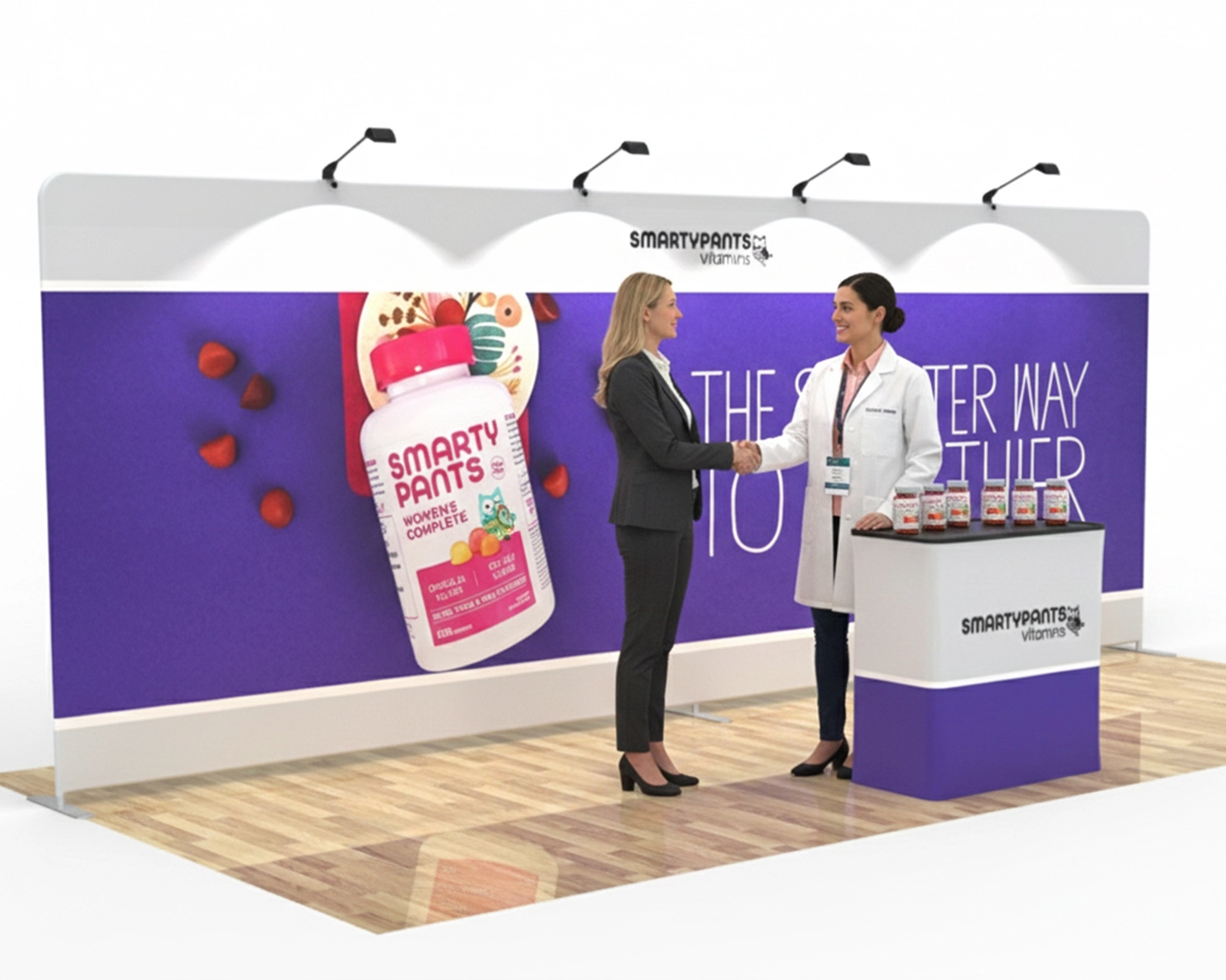 20ft Straight PortaZip™ Backdrop