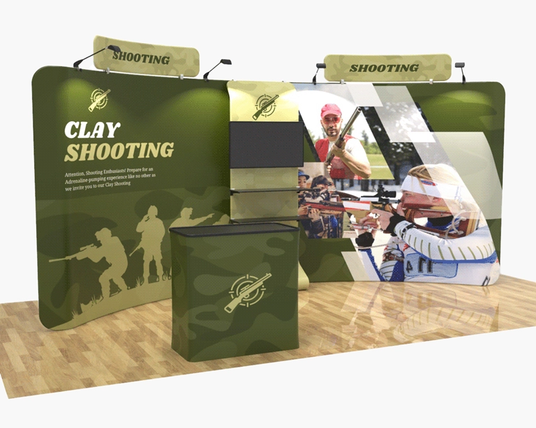 20ft Curved FlexBooth™ Max Kit